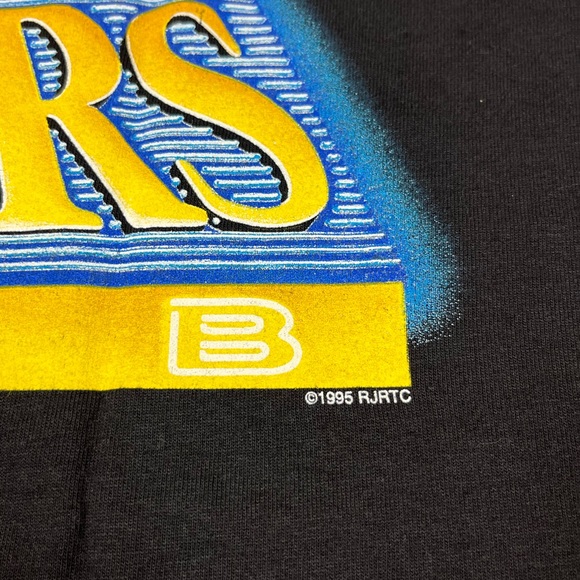 Vtg Winston Winners Club Mens T-Shirt XL 90s Cup Racing Black Pocket A2 - Picture 6 of 9